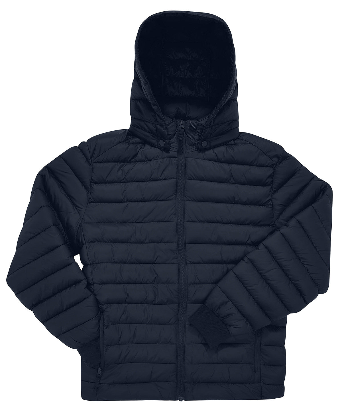 Tryck din logga på Jackor från B&C Collection - Anpassa B&C Återställning puffer i färgen Marinblå för företag, föreningar och privatpersoner