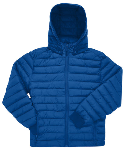 Tryck din logga på Jackor från B&C Collection - Anpassa B&C Återställning puffer i färgen Royal för företag, föreningar och privatpersoner