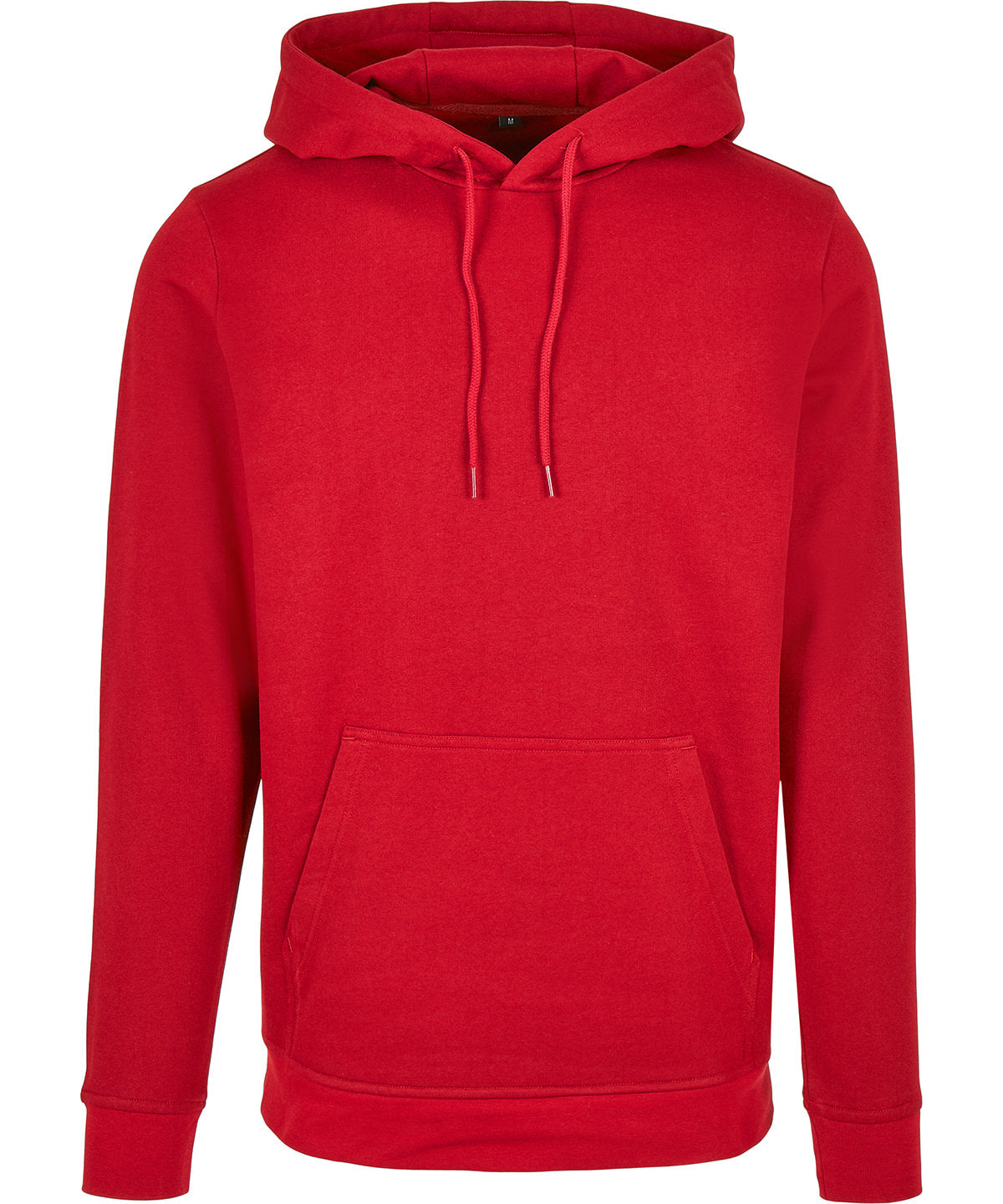 Tryck din logga på Hoodies från Build Your Brand Basic - Anpassa Build Your Brand Basic - Bas Hoodie i färgen Mellan röd för företag, föreningar och privatpersoner