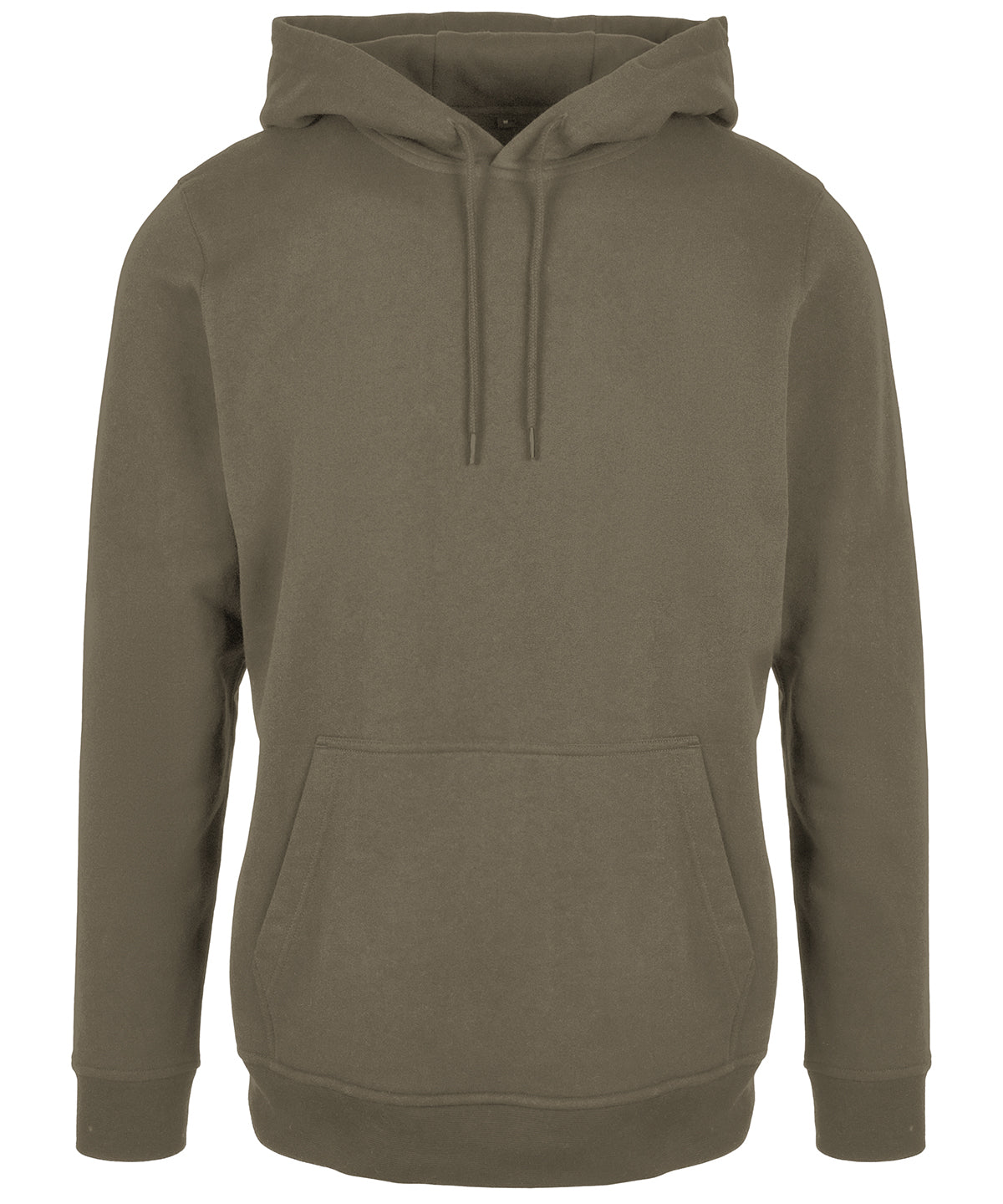 Tryck din logga på Hoodies från Build Your Brand Basic - Anpassa Build Your Brand Basic - Bas Hoodie i färgen Oliv för företag, föreningar och privatpersoner