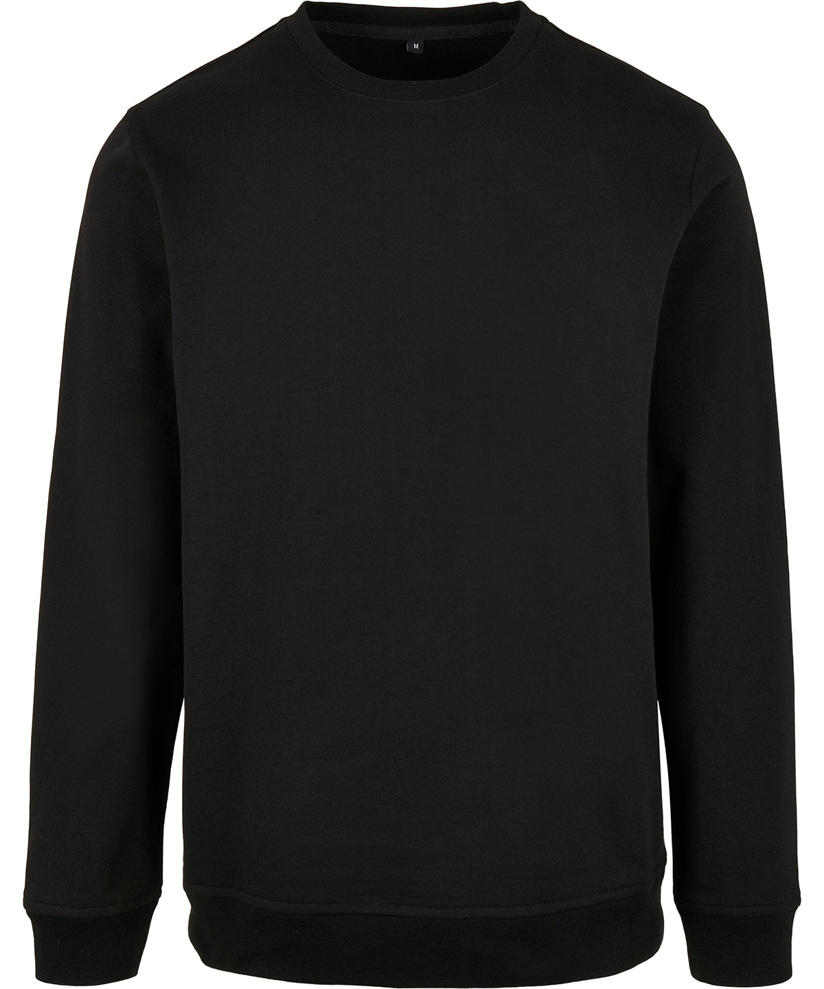 Tryck din logga på Sweatshirts från Build Your Brand Basic - Anpassa Build Your Brand - Basic Bas rund hals i färgen Svart för företag, föreningar och privatpersoner