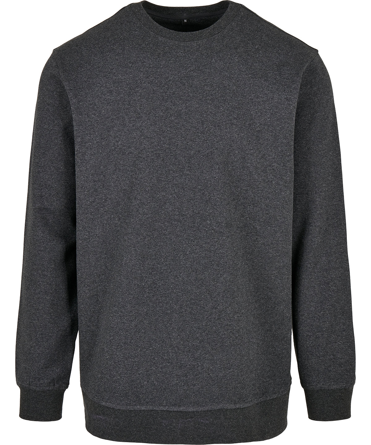 Tryck din logga på Sweatshirts från Build Your Brand Basic - Anpassa Build Your Brand - Basic Bas rund hals i färgen Mörkgrå för företag, föreningar och privatpersoner