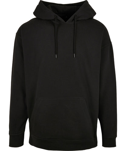 Tryck din logga på Hoodies från Build Your Brand Basic - Anpassa Build Your Brand Basic - Bas Hoodie i Oversize-modell i färgen Svart för företag, föreningar och privatpersoner