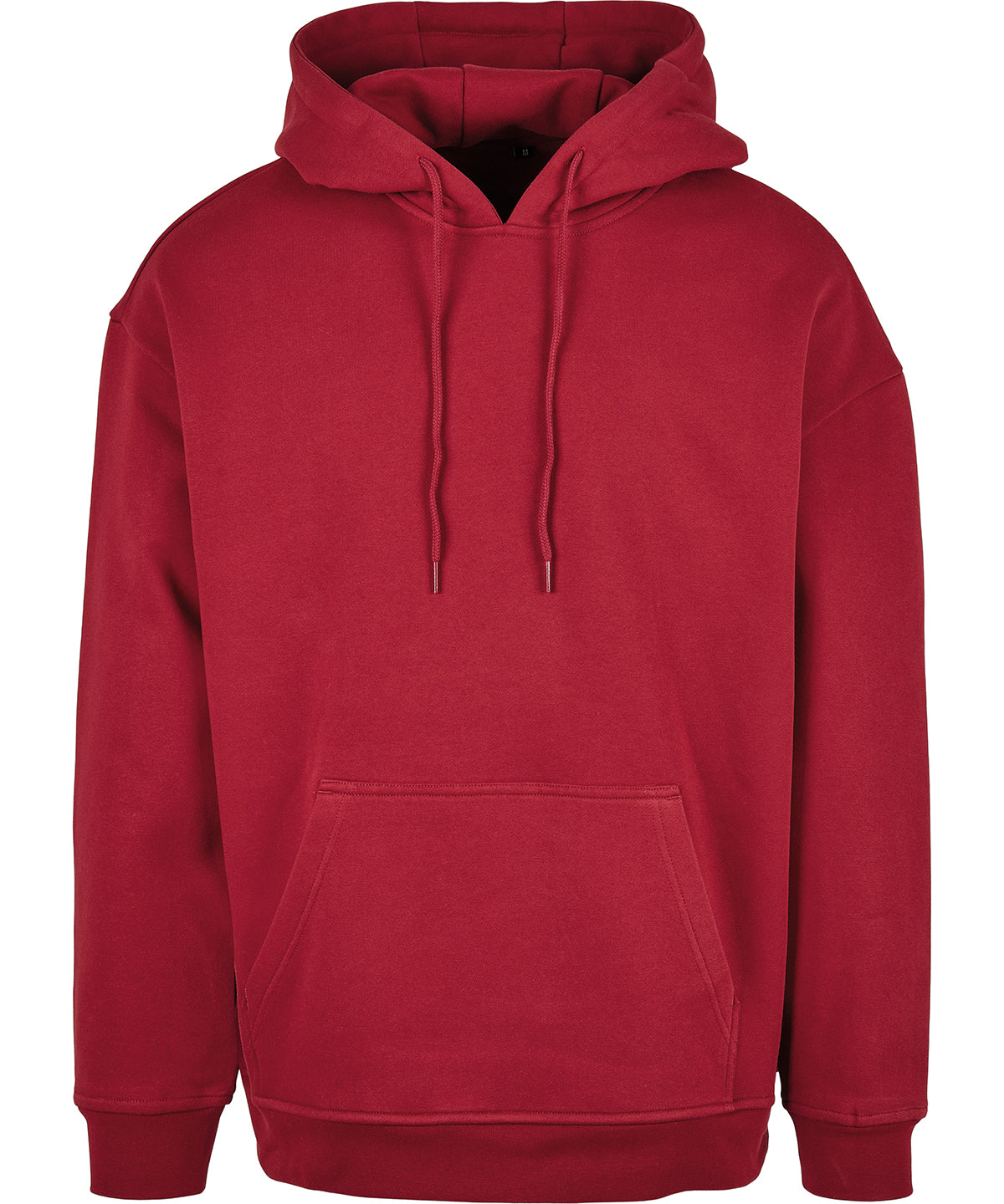 Tryck din logga på Hoodies från Build Your Brand Basic - Anpassa Build Your Brand Basic - Bas Hoodie i Oversize-modell i färgen Burgundy för företag, föreningar och privatpersoner
