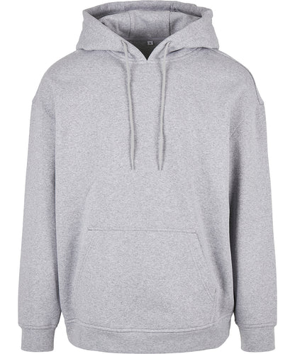 Tryck din logga på Hoodies från Build Your Brand Basic - Anpassa Build Your Brand Basic - Bas Hoodie i Oversize-modell i färgen Ljunggrå för företag, föreningar och privatpersoner