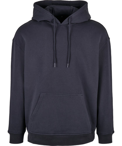 Tryck din logga på Hoodies från Build Your Brand Basic - Anpassa Build Your Brand Basic - Bas Hoodie i Oversize-modell i färgen Marinblå för företag, föreningar och privatpersoner