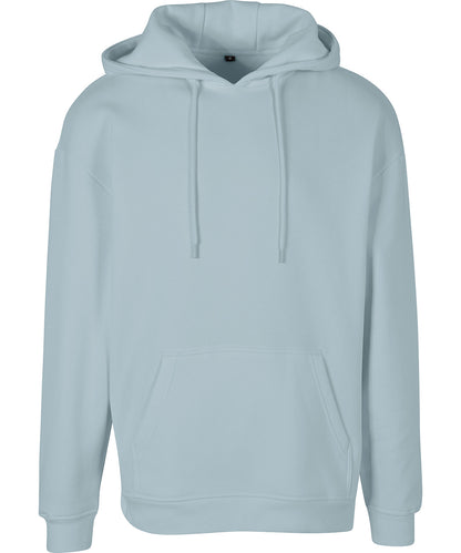 Tryck din logga på Hoodies från Build Your Brand Basic - Anpassa Build Your Brand Basic - Bas Hoodie i Oversize-modell i färgen Ljusblå för företag, föreningar och privatpersoner