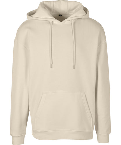 Tryck din logga på Hoodies från Build Your Brand Basic - Anpassa Build Your Brand Basic - Bas Hoodie i Oversize-modell i färgen Naturligt för företag, föreningar och privatpersoner