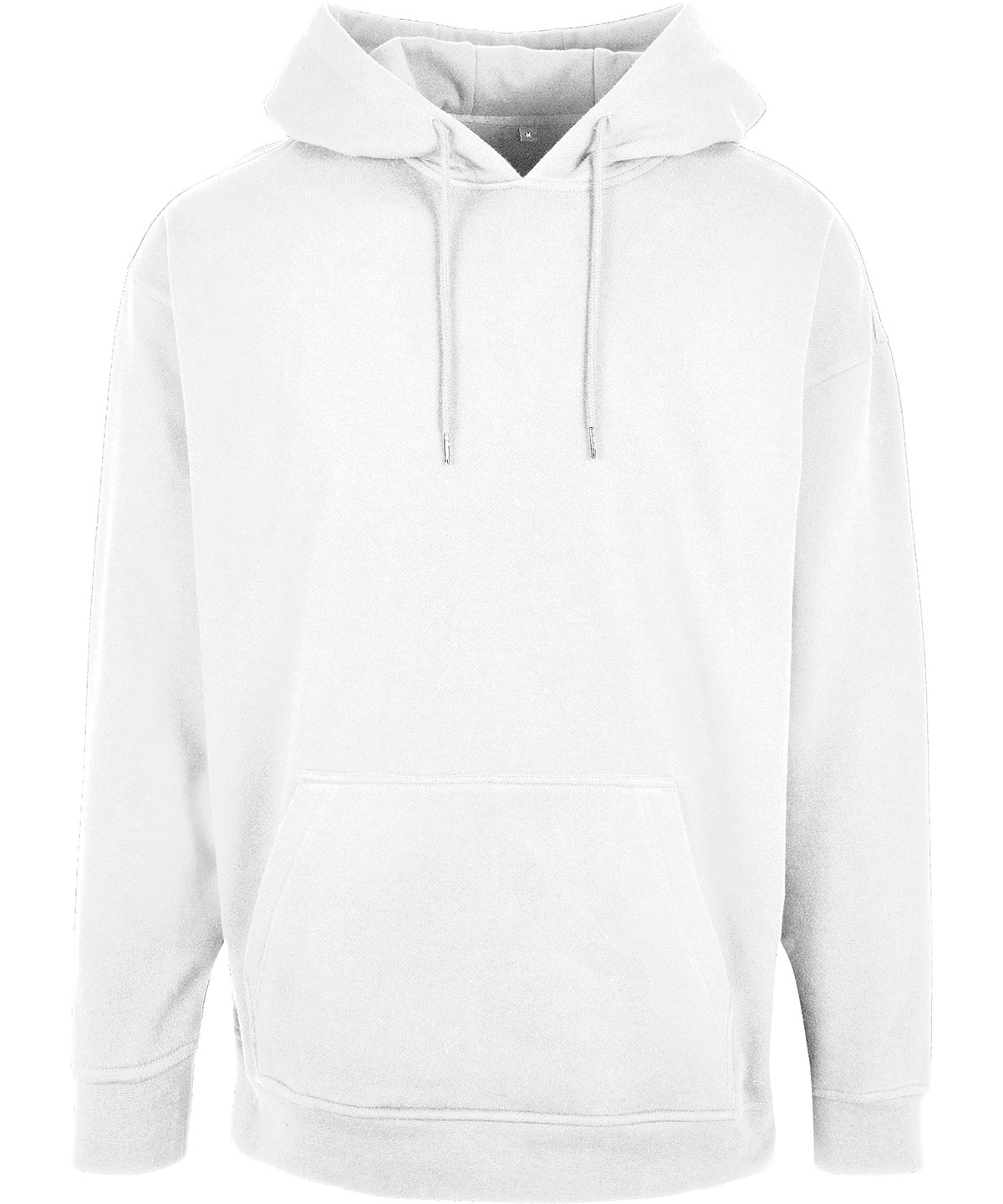 Tryck din logga på Hoodies från Build Your Brand Basic - Anpassa Build Your Brand Basic - Bas Hoodie i Oversize-modell i färgen Vit för företag, föreningar och privatpersoner