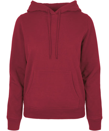 Tryck din logga på Hoodies från Build Your Brand Basic - Anpassa Build Your Brand Basic - Bas Dam Hoodie i färgen Burgundy för företag, föreningar och privatpersoner