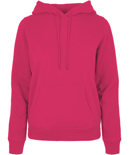 Tryck din logga på Hoodies från Build Your Brand Basic - Anpassa Build Your Brand Basic - Bas Dam Hoodie i färgen Mörkrosa för företag, föreningar och privatpersoner