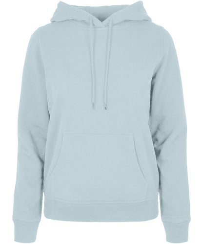 Tryck din logga på Hoodies från Build Your Brand Basic - Anpassa Build Your Brand Basic - Bas Dam Hoodie i färgen Ljusblå för företag, föreningar och privatpersoner