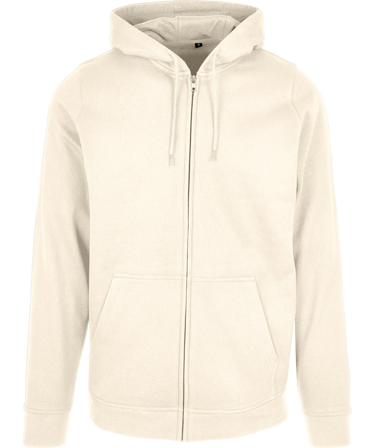 Tryck din logga på Hoodies från Build Your Brand Basic - Anpassa Build Your Brand Basic - Bas Hoodie med Dragkedja i färgen Naturligt för företag, föreningar och privatpersoner