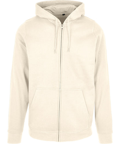 Tryck din logga på Hoodies från Build Your Brand Basic - Anpassa Build Your Brand Basic - Bas Hoodie med Dragkedja i färgen Naturligt för företag, föreningar och privatpersoner