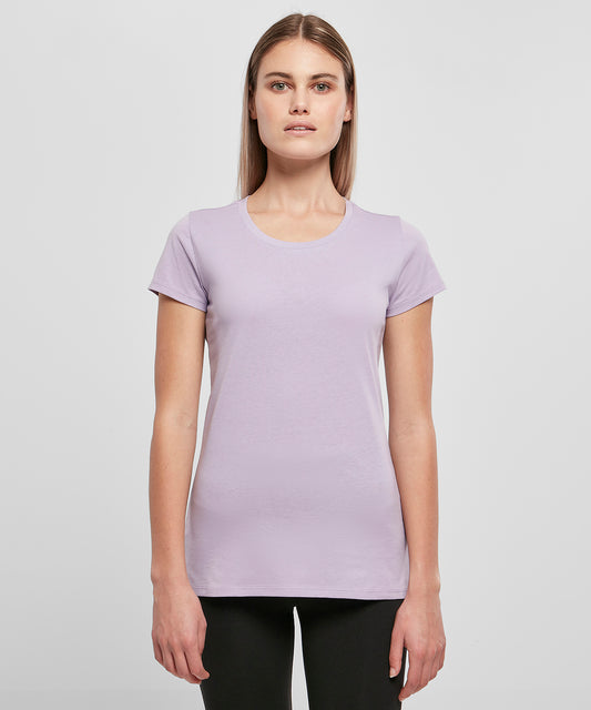 Tryck din logga på T-shirts från Build Your Brand Basic - Anpassa Basic T-Shirt - Dam i färgen för företag, föreningar och privatpersoner
