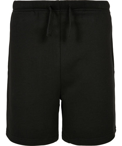Tryck din logga på Shorts från Build Your Brand Basic - Anpassa Bas sweatshorts för barn i färgen Svart för företag, föreningar och privatpersoner