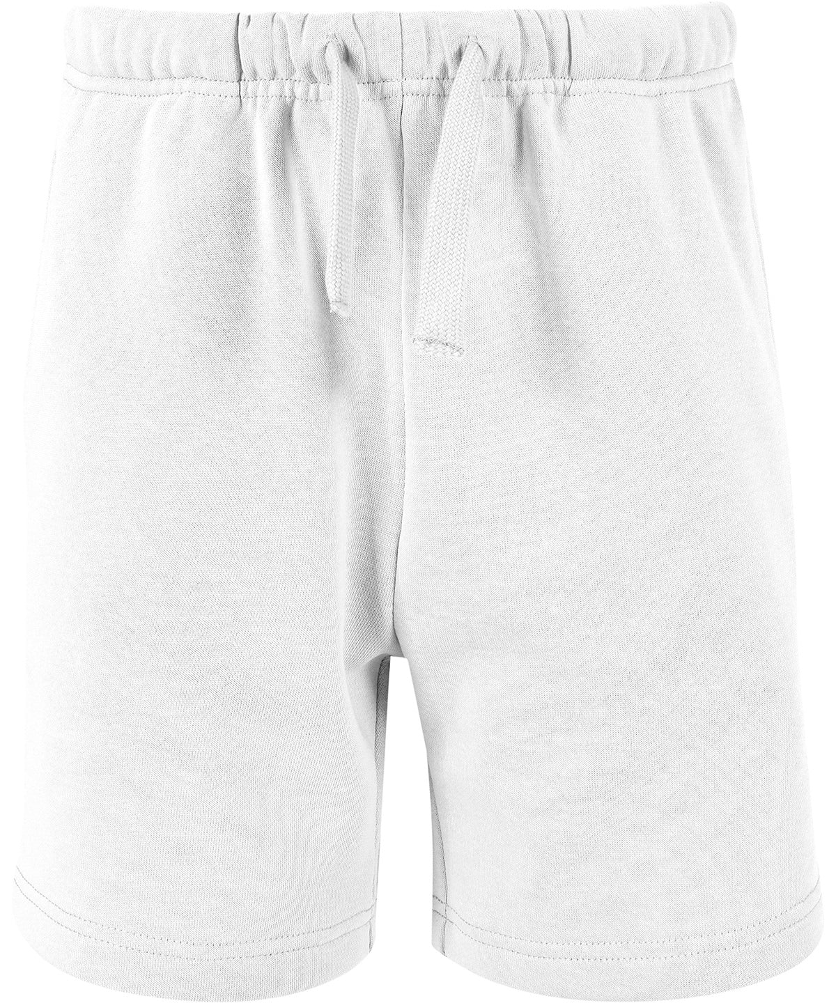 Tryck din logga på Shorts från Build Your Brand Basic - Anpassa Bas sweatshorts för barn i färgen Vit för företag, föreningar och privatpersoner