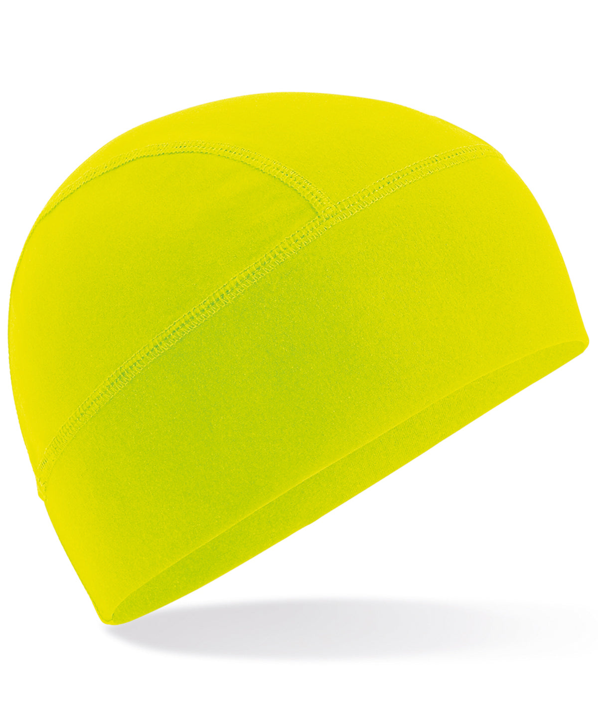 Tryck din logga på Mössor från Beechfield - Anpassa Softshell mössa för sport och teknik i färgen Neon gul One Size för företag, föreningar och privatpersoner
