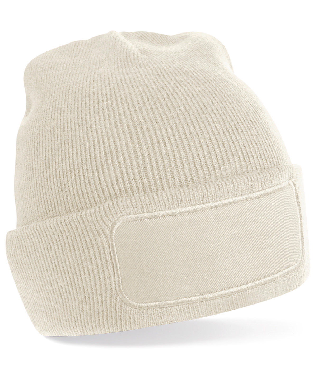 Tryck din logga på Mössor från Beechfield - Anpassa Original patch-mössa i färgen Ljusbrun One Size för företag, föreningar och privatpersoner
