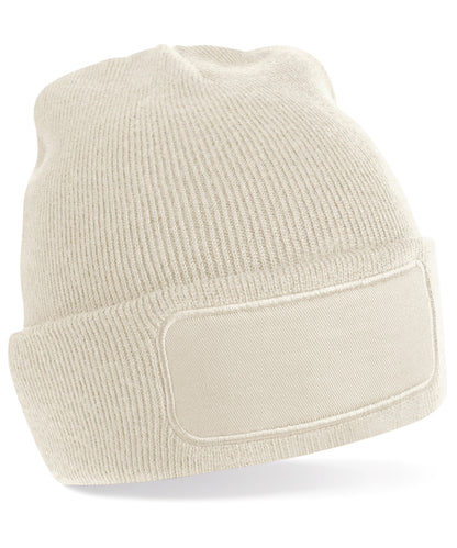 Tryck din logga på Mössor från Beechfield - Anpassa Original patch-mössa i färgen Ljusbrun One Size för företag, föreningar och privatpersoner