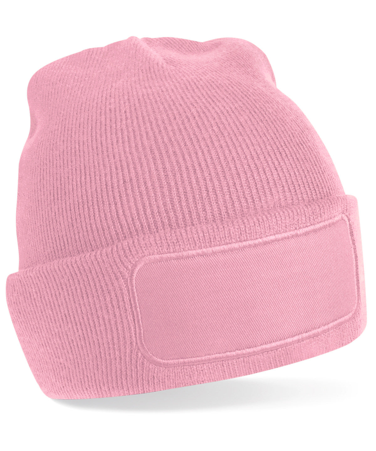 Tryck din logga på Mössor från Beechfield - Anpassa Original patch-mössa i färgen Ljusrosa One Size för företag, föreningar och privatpersoner