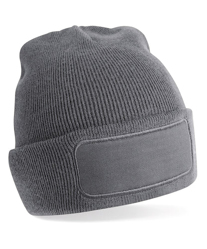 Tryck din logga på Mössor från Beechfield - Anpassa Original patch-mössa i färgen Mörkgrå One Size för företag, föreningar och privatpersoner