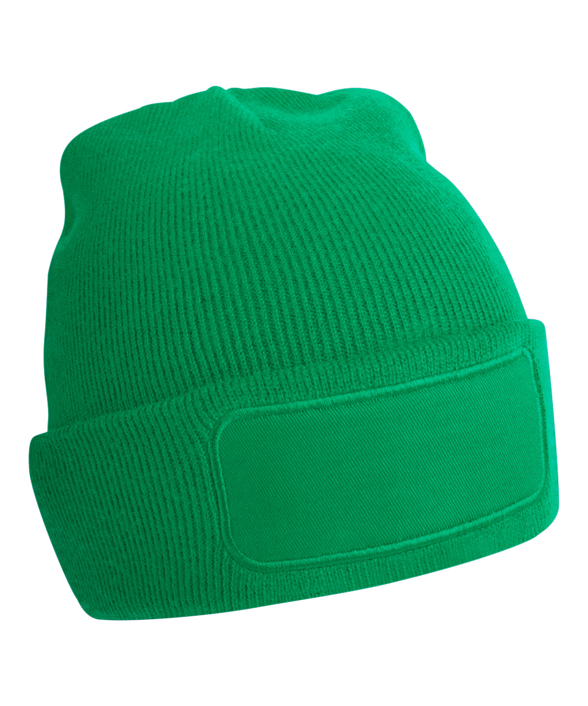 Tryck din logga på Mössor från Beechfield - Anpassa Original patch-mössa i färgen Mellan grön One Size för företag, föreningar och privatpersoner