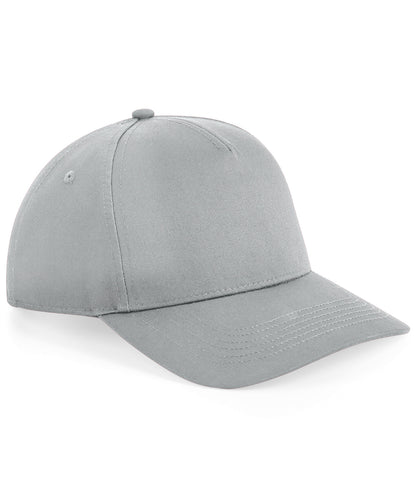Tryck din logga på Kepsar från Beechfield - Anpassa Urbanwear 5-panel snapback i färgen Ljusgrå One Size för företag, föreningar och privatpersoner