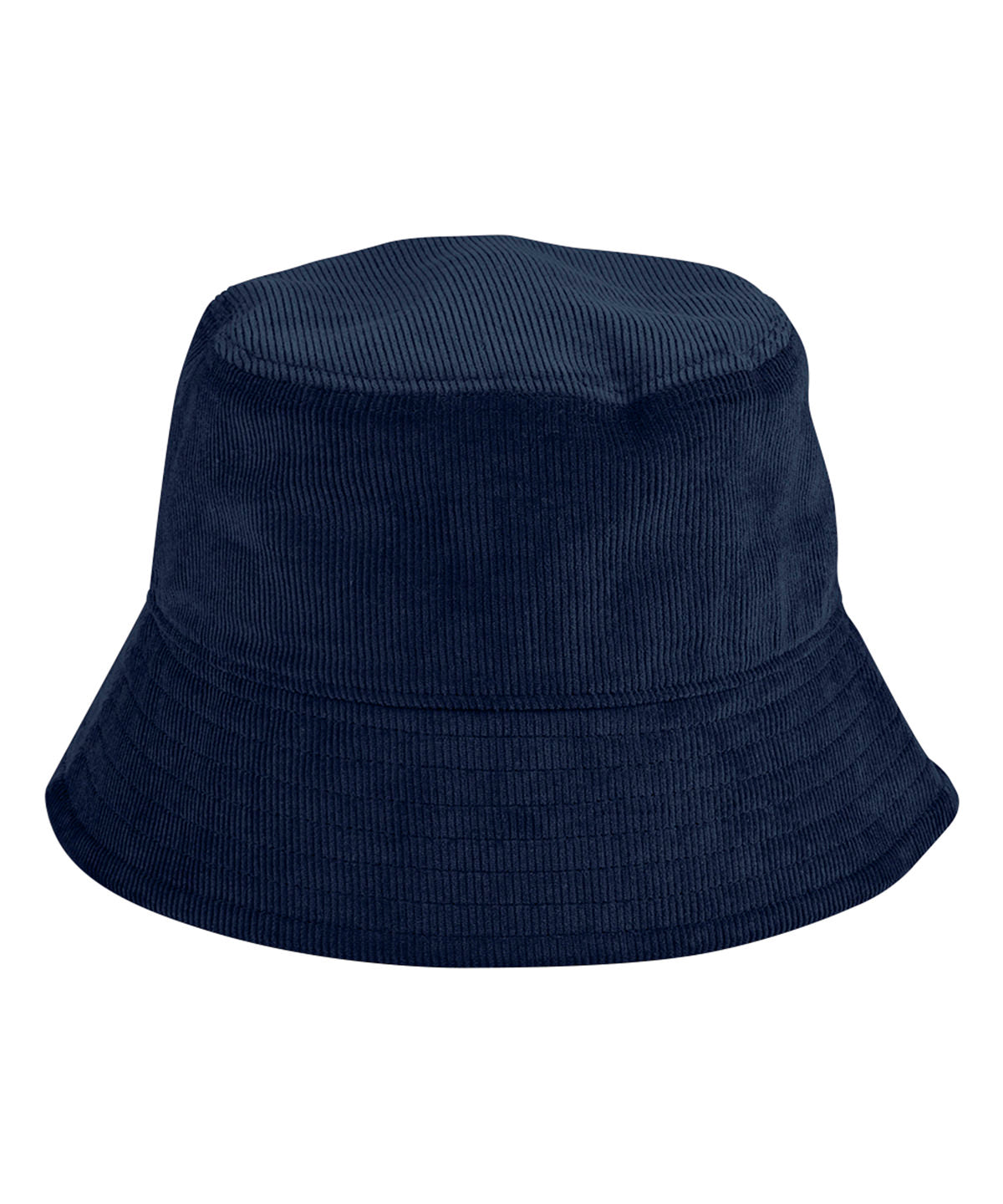 Tryck din logga på Hattar från Beechfield - Anpassa EarthAware ekologisk cord bucket hat i färgen Marinblå för företag, föreningar och privatpersoner