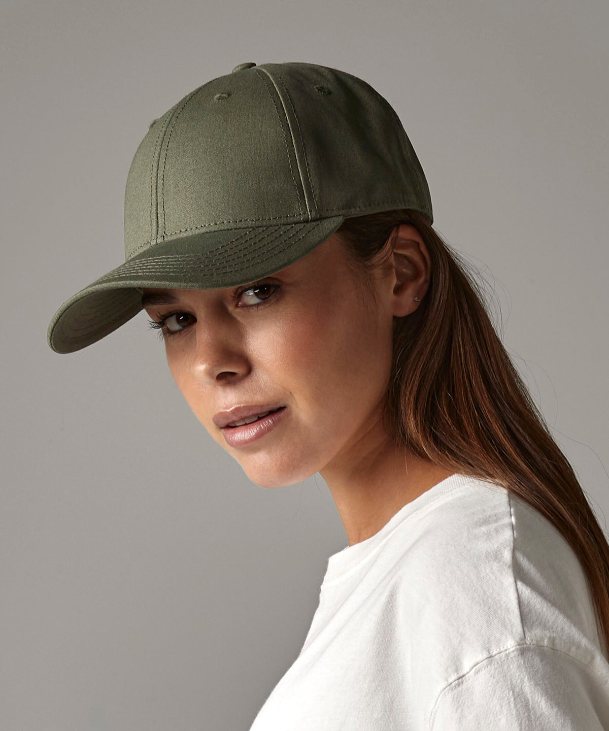 Tryck din logga på Kepsar från Beechfield - Anpassa EarthAware 6-panel keps i ekologisk bomullscanvas i färgen för företag, föreningar och privatpersoner