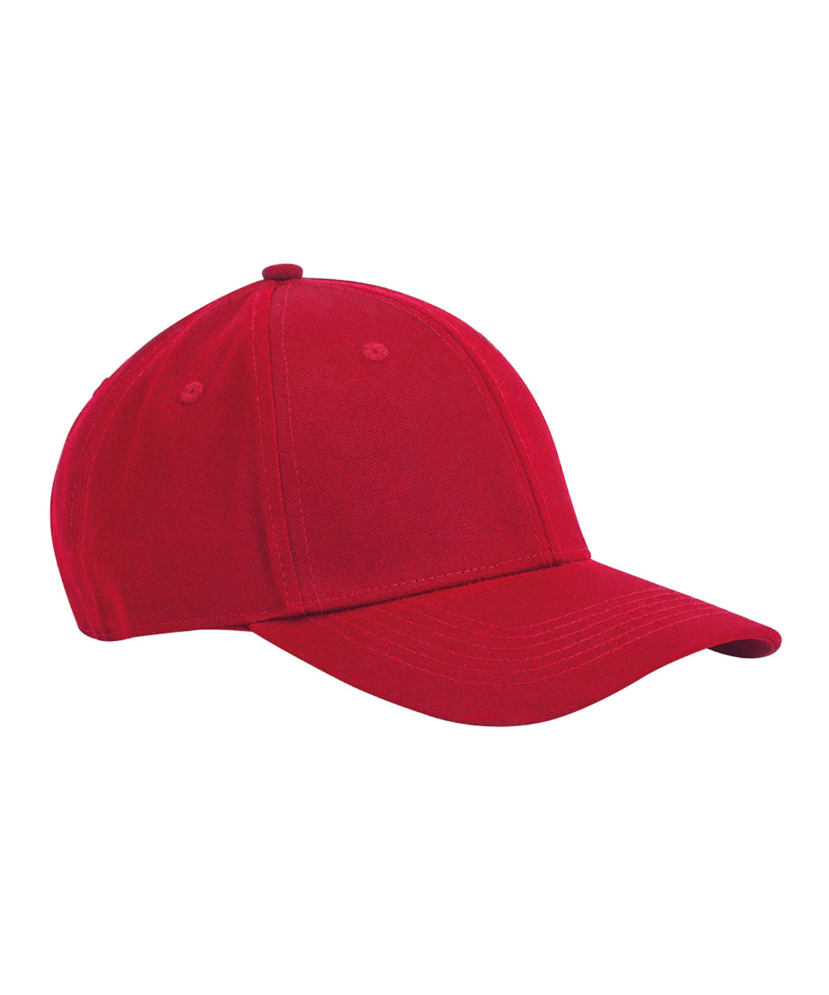 Tryck din logga på Kepsar från Beechfield - Anpassa EarthAware Klassisk 6-panel keps i ekologisk bomull i färgen Mellan röd One Size för företag, föreningar och privatpersoner