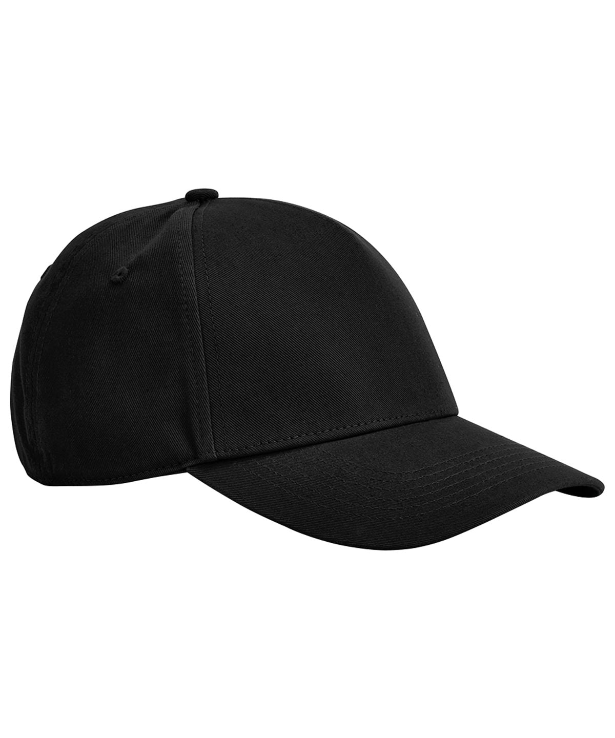 Tryck din logga på Kepsar från Beechfield - Anpassa EarthAware Klassisk 5-panel keps i ekologisk bomull i färgen Svart One Size för företag, föreningar och privatpersoner