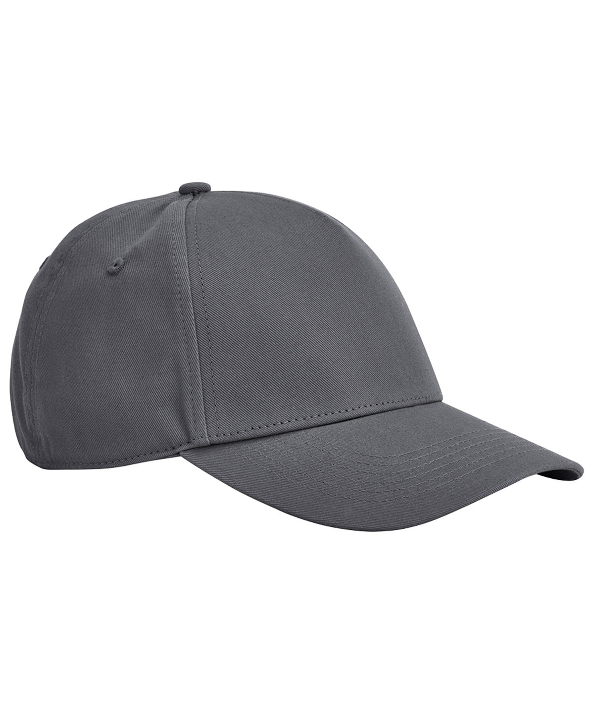 Tryck din logga på Kepsar från Beechfield - Anpassa EarthAware Klassisk 5-panel keps i ekologisk bomull i färgen Mörkgrå One Size för företag, föreningar och privatpersoner