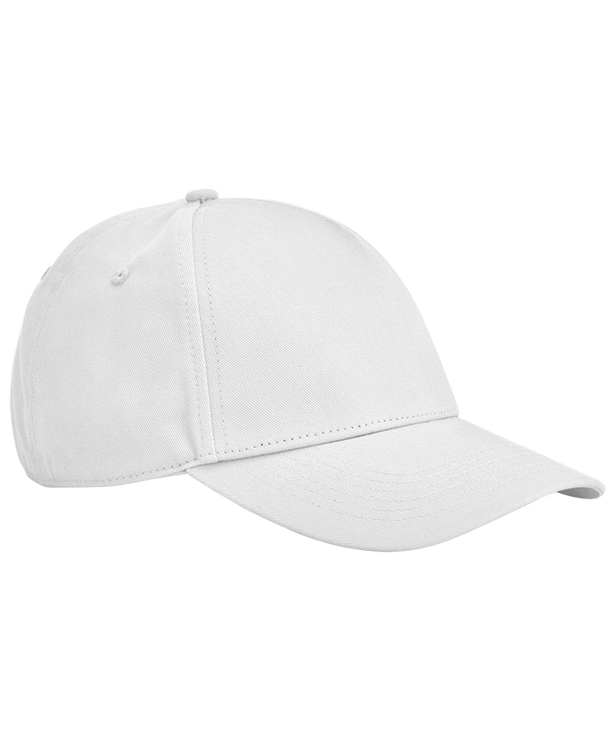 Tryck din logga på Kepsar från Beechfield - Anpassa EarthAware Klassisk 5-panel keps i ekologisk bomull i färgen Vit One Size för företag, föreningar och privatpersoner