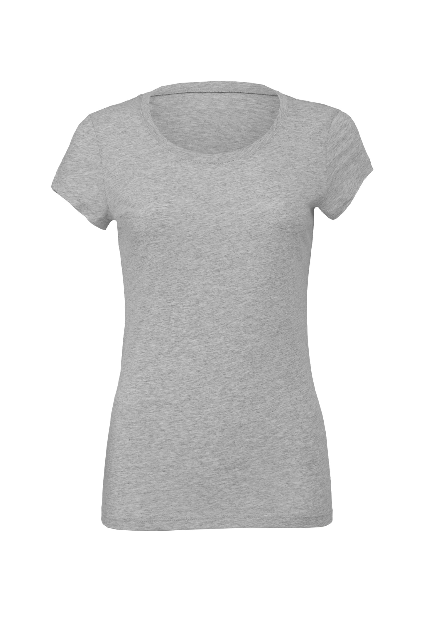 Tryck din logga på T-shirts från Bella Canvas - Anpassa Favorite Tee - Dam i färgen Ljunggrå för företag, föreningar och privatpersoner