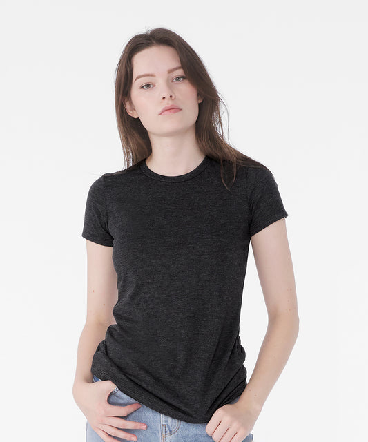Tryck din logga på T-shirts från Bella Canvas - Anpassa Favorite Tee - Dam i färgen för företag, föreningar och privatpersoner