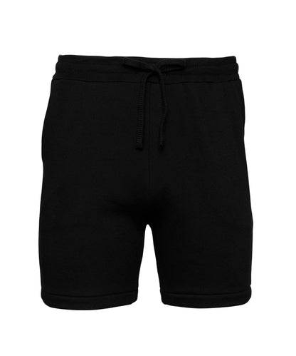 Tryck din logga på Shorts från Bella Canvas - Anpassa Sweatshorts i svampfleece för unisex i färgen Svart för företag, föreningar och privatpersoner