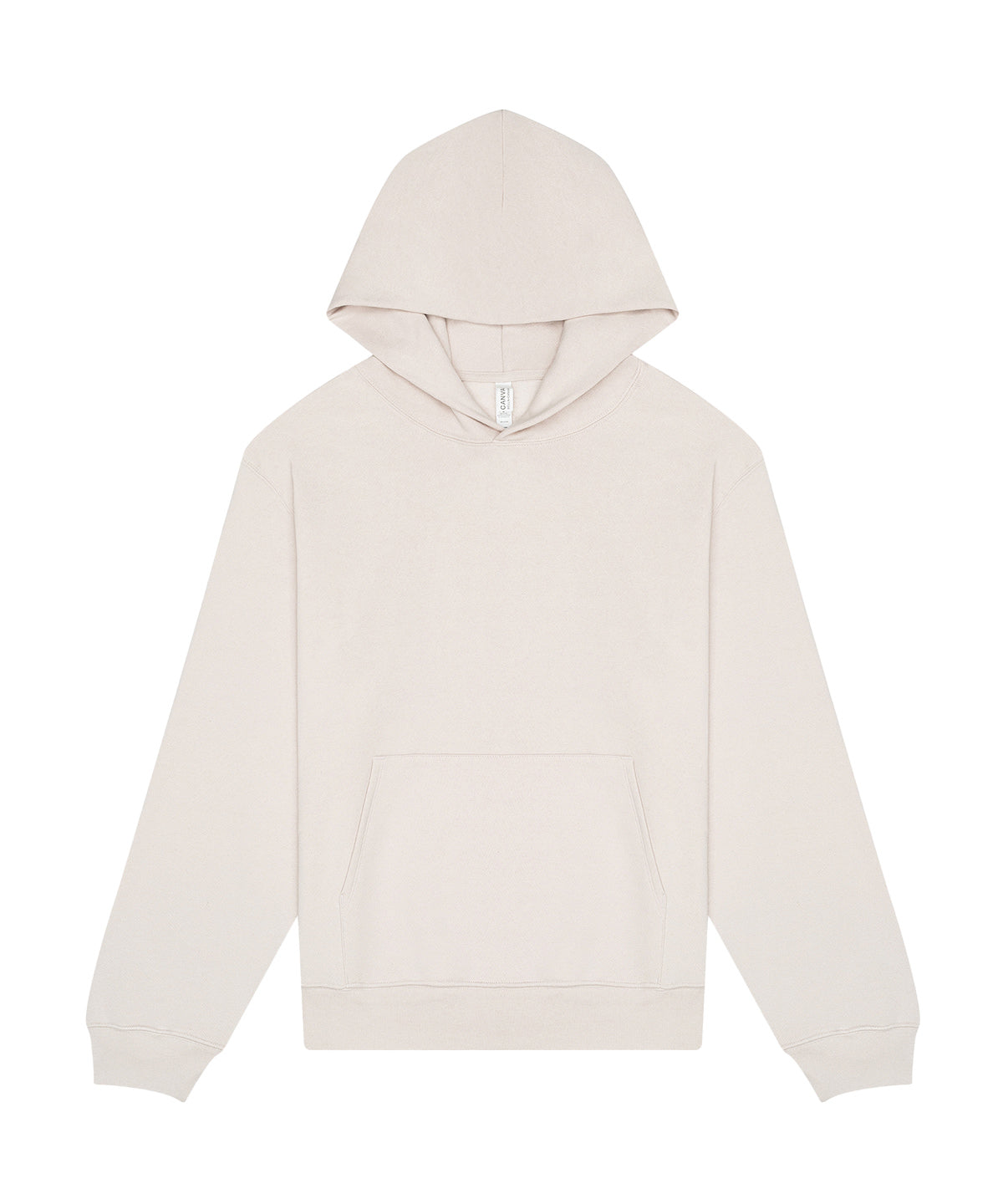 Tryck din logga på Hoodies från Bella Canvas - Anpassa Bella Canvas - Unisex Kraftig Pullover Hoodie i färgen Mellangrå för företag, föreningar och privatpersoner