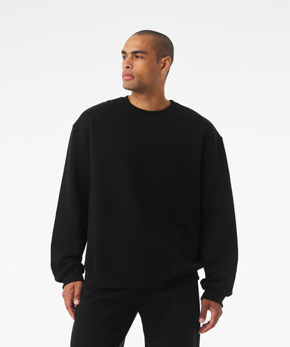 Tryck din logga på Sweatshirts från Bella Canvas - Anpassa Bella Canvas - Kraftig Unisex Sweatshirt med Halsringning i färgen för företag, föreningar och privatpersoner