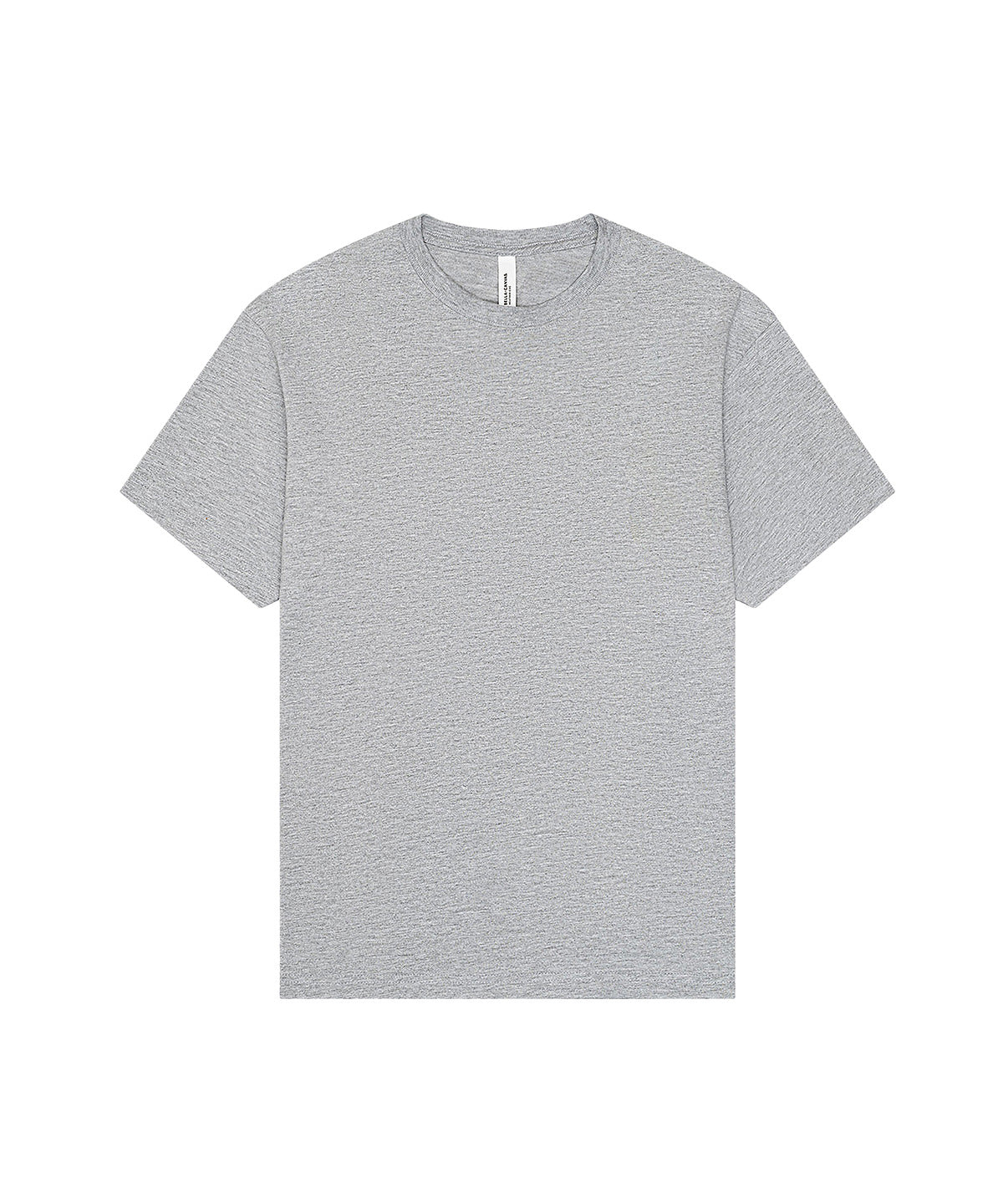 Tryck din logga på T-shirts från Bella Canvas - Anpassa Heavy Boxy Tee - Unisex i färgen Mellangrå för företag, föreningar och privatpersoner