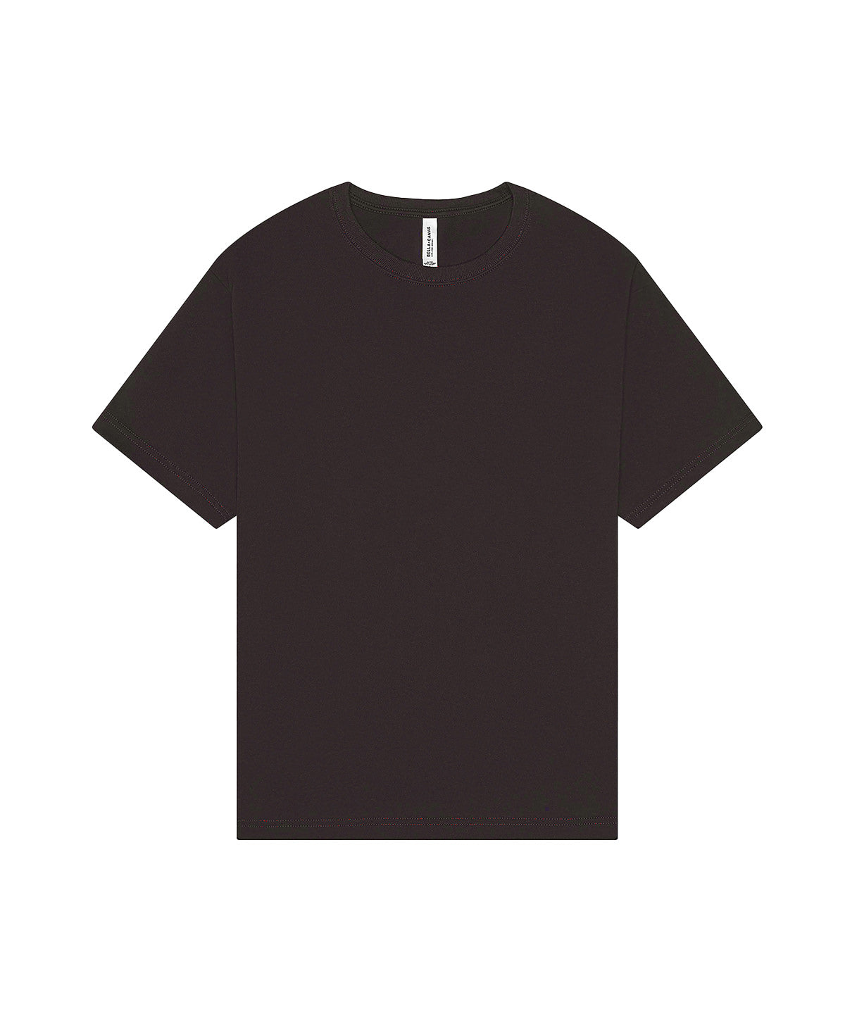 Tryck din logga på T-shirts från Bella Canvas - Anpassa Heavy Boxy Tee - Unisex i färgen Mörkgrå för företag, föreningar och privatpersoner