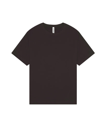 Tryck din logga på T-shirts från Bella Canvas - Anpassa Heavy Boxy Tee - Unisex i färgen Mörkgrå för företag, föreningar och privatpersoner