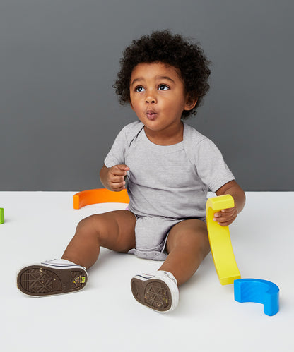 Tryck din logga på Bodys från Bella Canvas - Anpassa Kortärmad baby Jersey-uniform i färgen för företag, föreningar och privatpersoner