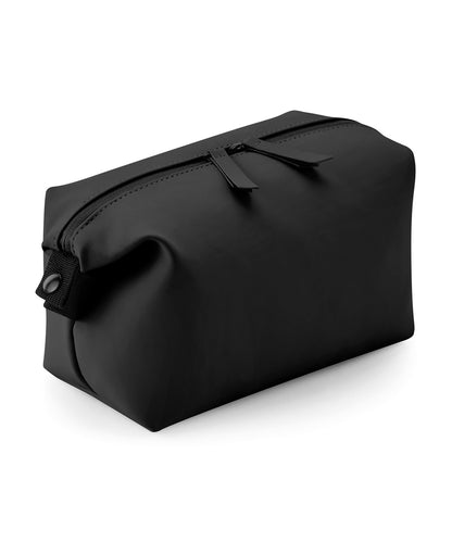Tryck din logga på Väskor från Bagbase - Anpassa Tillbehörspåse i matt PU i färgen Svart One Size för företag, föreningar och privatpersoner