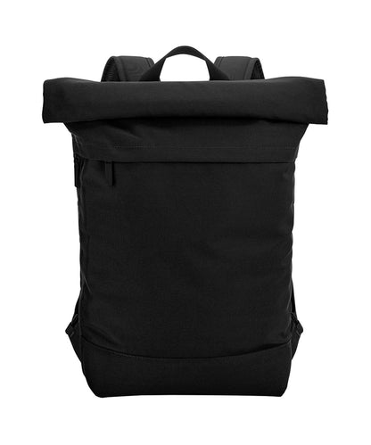 Tryck din logga på Väskor från Bagbase - Anpassa Simplicity ryggsäck med rullgardinslock i färgen Vit One Size för företag, föreningar och privatpersoner