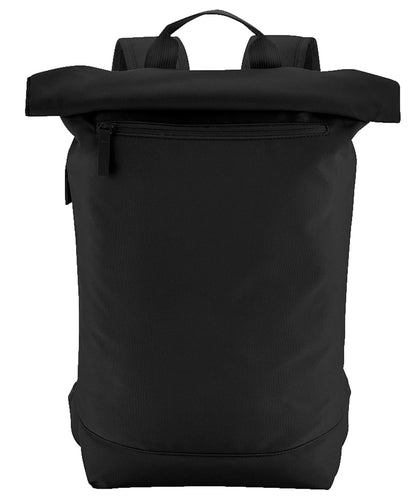 Tryck din logga på Väskor från Bagbase - Anpassa Simplicity ryggsäck med rulltopp lite i färgen Vit One Size för företag, föreningar och privatpersoner