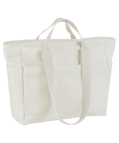 Tryck din logga på Väskor från Bagbase - Anpassa Simplicity-väska i färgen Beige One Size för företag, föreningar och privatpersoner