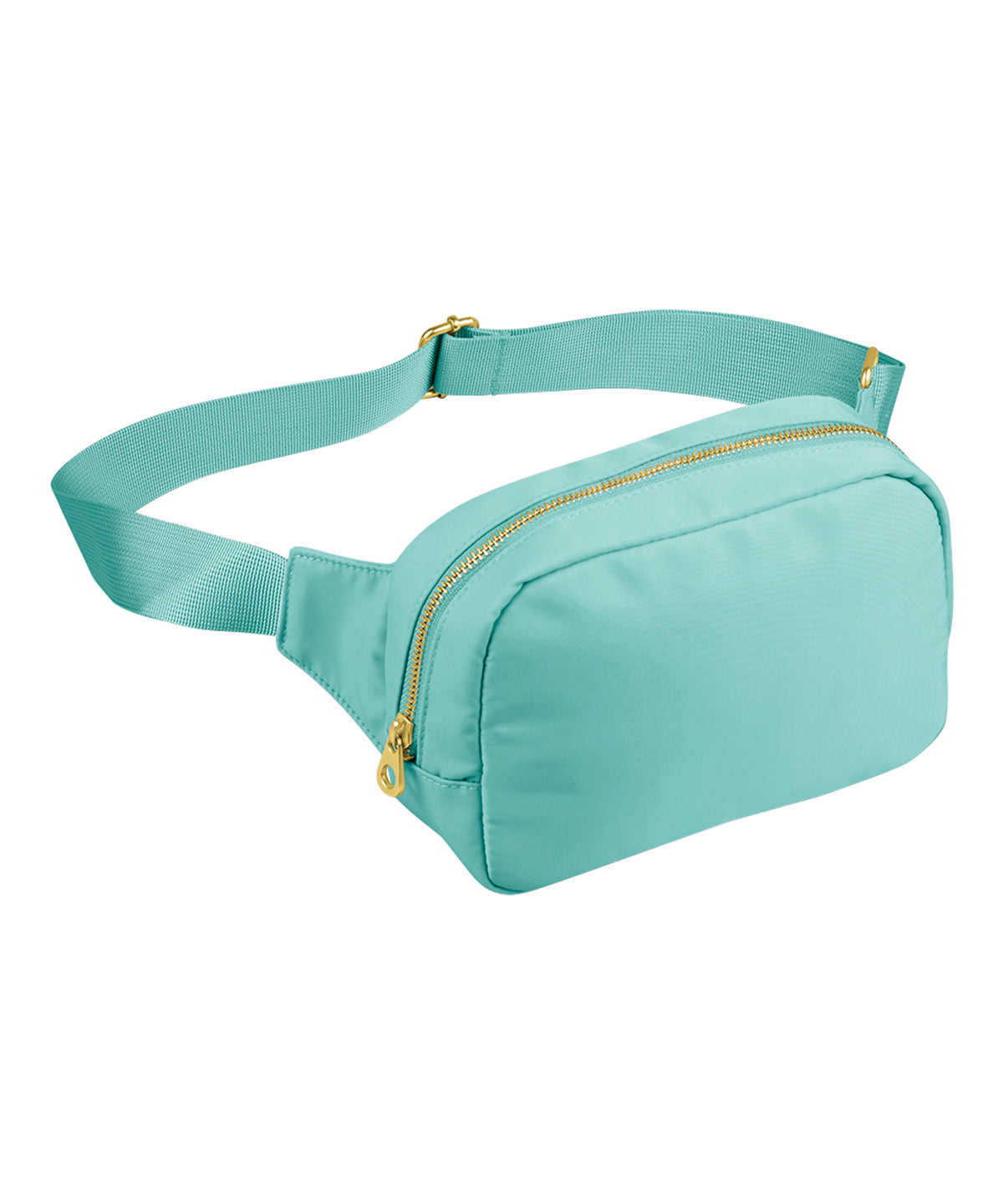 Tryck din logga på Väskor från Bagbase - Anpassa Sundae cross-body-väska i färgen Mellan grön One Size för företag, föreningar och privatpersoner