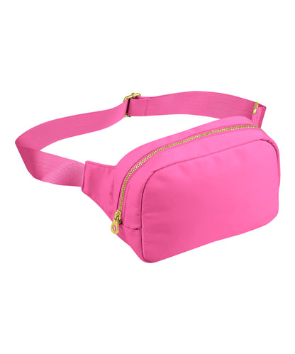Tryck din logga på Väskor från Bagbase - Anpassa Sundae cross-body-väska i färgen Ljusröd One Size för företag, föreningar och privatpersoner
