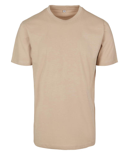 Tryck din logga på T-shirts från Build Your Brand - Anpassa Classic Crew Neck T-Shirt i färgen Naturligt för företag, föreningar och privatpersoner
